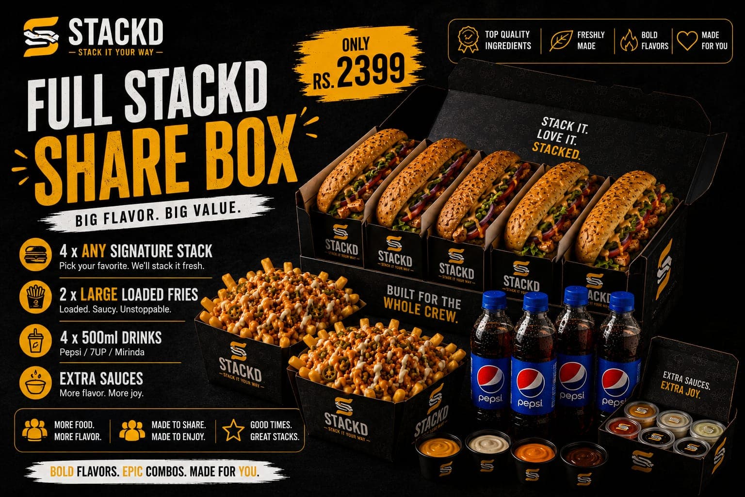 Full Stackd Share Box